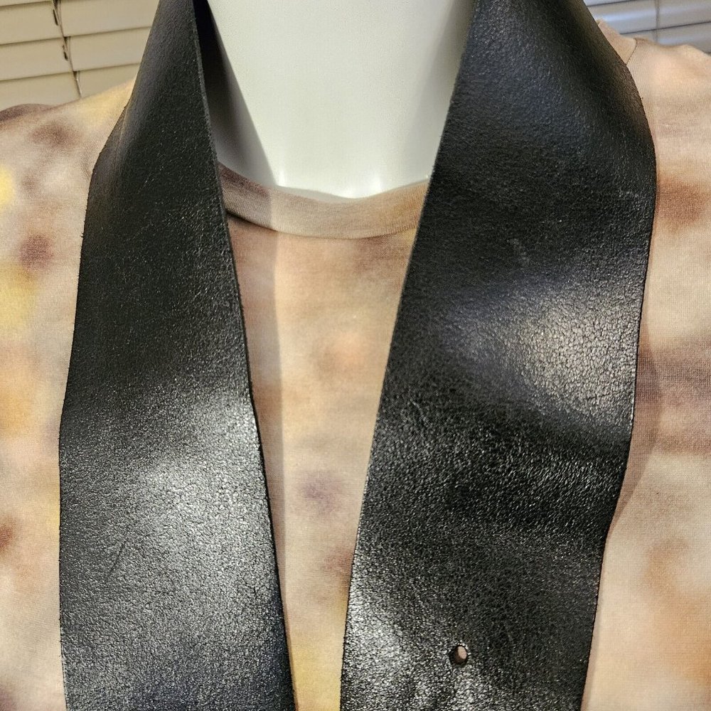 VGC Preloved Soft, Wide Leather Dress Hip Belt, by Warehouse, Holes from 28-32in - Picture 10 of 13